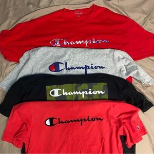 4Pack Champion Shirts !
